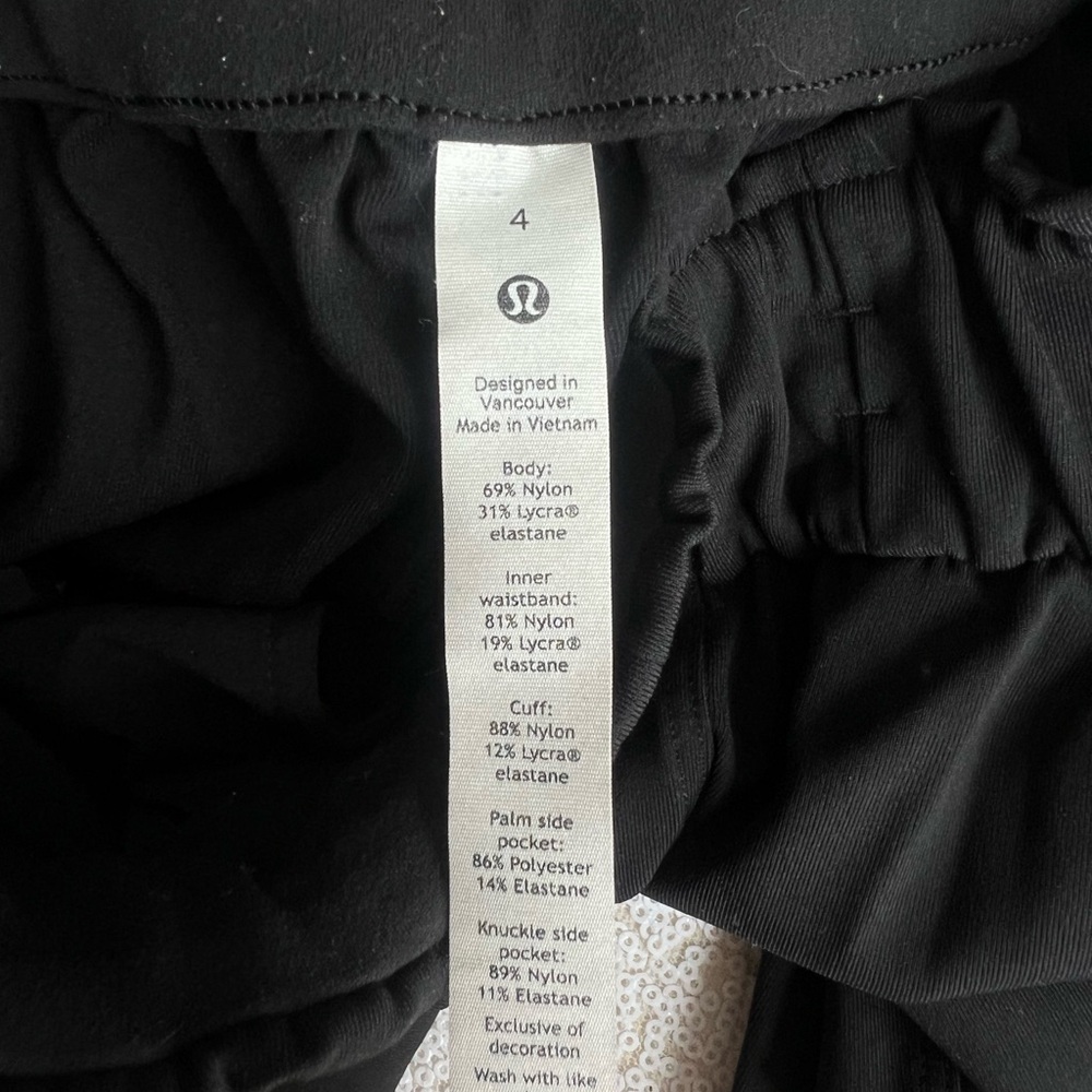 SOLD Lululemon Black Athletic Pants